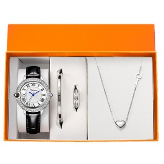 奢華女士手錶套組天鵝首飾女性時尚禮品推薦