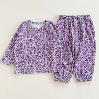 아이스토리키즈 국내산할미꽃 유아 간절기 아동 상하세트