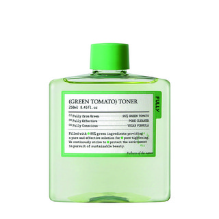 FULLY 綠番茄化妝水，收斂毛孔，保濕補水，純素溫和配方，250ml, 1件, 250ml
