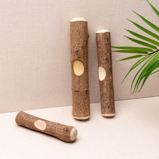 우프앤먀오 강아지 님츄스틱 천연 우드스틱, 1, 1개