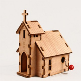 조립 오르골 교회C 만들기, 단품