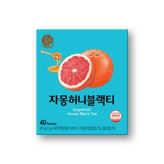 우리차 자몽허니 블랙티, 1g, 40개입, 1개
