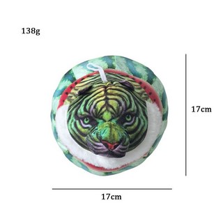 高顔值tungtungsahur通木棍人毛絨玩具超軟山海經宿捨玩具禮物 WK69, 1個, 老虎西瓜