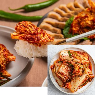 국산 겉절이 김치 생김치 배추 알배기 걷절이 것절이, 1개, 2kg