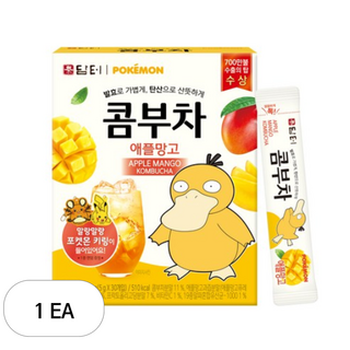 담터 포켓몬 콤부차 애플망고, 5g, 30개입, 1개