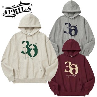 [매장발송] 에이프릴에잇 남여공용 후드티 오버사이즈 루즈핏 간절기 겨울 긴팔티