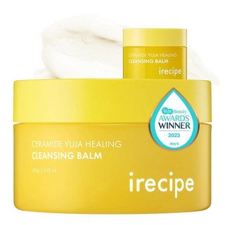 여행용 사이즈의 아이레시피 세라마이드 유자 메이크업 클렌징 밤 딥 올인원 코리안 페이스 클렌저 리무버 제로 자극 블랙 클린 (120g / 4 23