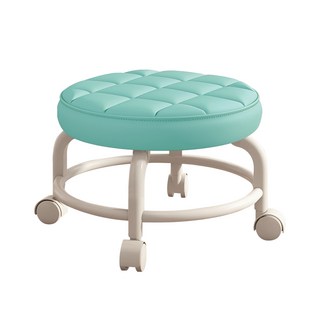 優質滑輪矮凳 小凳子 滑輪小椅子 靠背滑輪椅 萬向輪矮凳, 1個, 滑輪椅(超取一單最多2台-[16格淺藍]