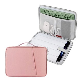 투에이비 멀티수납 아이패드 태블릿 파우치, 1개, 핑크