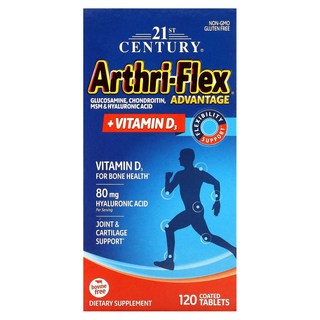 몸관리하세요 겨울입니다 21st Century Arthri-Flex 어드밴티지 + 비타민D3 코팅 정제 120정 특별관리진행, 21stCenturyArthriFlex어드밴티지비타민D