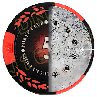 魔幻塗裝 麻將籌碼套組 14克加重款 魔幻黑特仕款 皇冠籌碼 桌遊籌碼, 魔幻黑, 1套裝