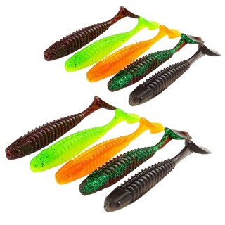 루어미끼 웜, 50개, 100g, 브라운펄