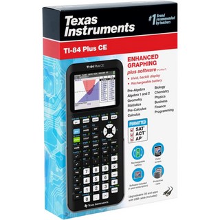 텍사스 인스트루먼트 Texas Instruments TI-84 Plus CE 컬러 그래프 계산기, 싱글 팩, 푸른, 1개