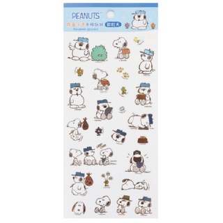 PEANUTS 霧面冷燙貼紙 授權 Snoopy 手帳貼紙 查理布朗, 1個, 歐拉夫/DK-9096A
