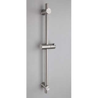 F福利社F SUS304不鏽鋼淋浴升降桿, 66cm不鏽鋼(按壓)蓮蓬頭掛座升降滑桿