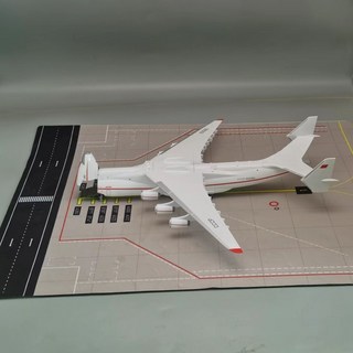 安東諾夫 AN225 模型 1:200 仿真運輸機 飛機擺件 兒童禮品, 1個, 42cm安225蘇聯圖裝+停機坪