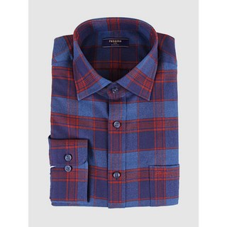[백화점정품] 레노마 2018년 F/W텐셀 블루 기모체크긴팔 셔츠(RGFOR1227-BU)