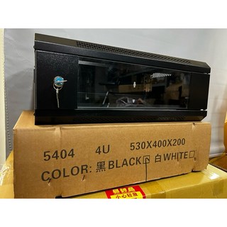 19吋 壁掛式網路機櫃 監控機櫃 資訊櫃 弱電箱, 豪華4U➕12Cm風扇