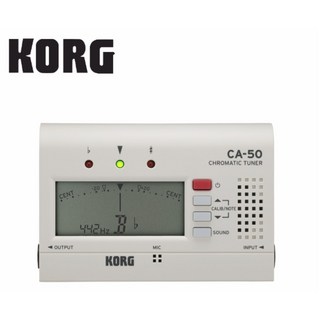 KORG CA-50 半音數位調音器 適用於吉他、貝斯、烏克麗麗等樂器調音, 1個, CM300 拾音夾