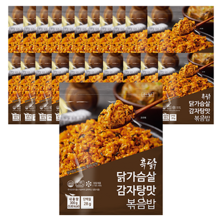 흑닭 닭가슴살 감자탕맛 볶음밥, 20개, 300g