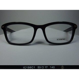 ICEBERG IC156C1 眼鏡 日本製膠框方框 亞洲版高鼻墊 金屬logo 可配抗藍光多焦點