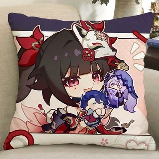 小新の雜貨鋪 崩壞星穹鐵道花火動漫二次元周邊抱枕辦公室靠墊送朋友生日禮物, 金花火-6,【雙面+含枕芯】45X45厘米