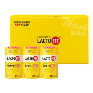 락토핏 골드 유산균 선물세트, 100g, 3개