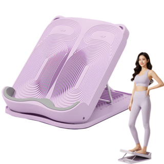 디프 풋 스트레칭 보드 종아리 근육 운동기구, 보라색
