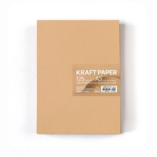 PaperPhant 다용도 크라프트지 Kraft Paper 연한 브라운, 100g A3 125매