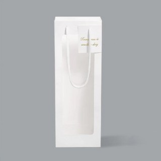 7朵玫瑰香皂花束 仿真花 母親節/情人節/七夕創意禮品, 玫瑰康乃馨手提袋(開窗,花束高度27cm左右, 1個