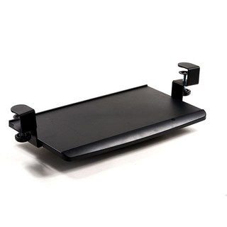 myhome8居家無限 W-83 桌夾式鍵盤架，人體工學設計，節省空間，安裝簡便，穩固耐用, 1件, 黑色