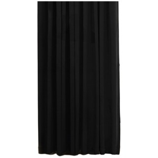 The Zari 免打孔純色遮光窗簾 黑色, 145 x 233cm