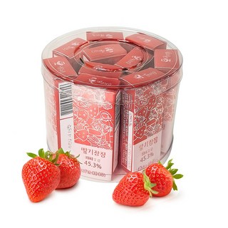 구쁜참 밤뜨래 딸기양갱40g 10묶음 국산원물 듬뿍 진짜배기 양갱 비비 행사 선물용 간식, 10개, 40g