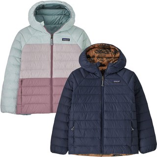 파타고니아 키즈 리버서블 양면 다운 스웨터 후디 주니어 유아 패딩점퍼