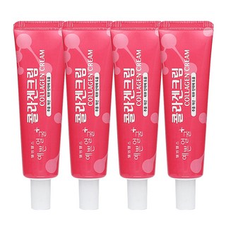 웰빙헬스 예쁜얼굴 콜라겐 크림, 4개, 25ml