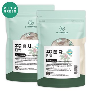 국내산 꾸지뽕 차 구지뽕 나무 잎 차, 2개, 50개입, 1.2g