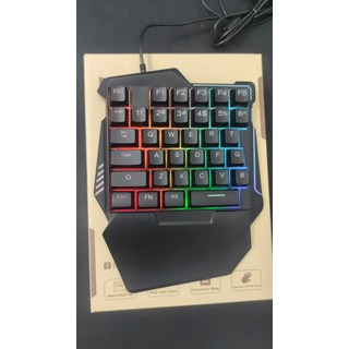 佳影 G7 靜音薄膜單手鍵盤 機械白軸 靜音蜜桃軸, 如圖所示, 詳情內介紹, 製造商軸