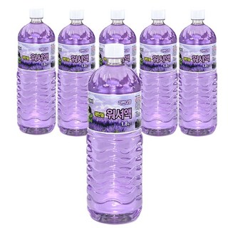 (배송) 국내산 산도깨비 에탄올 워셔액 1.8L 6개입/발수코팅워셔액, 6개