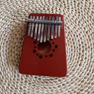 拇指琴 卡林巴琴 馬林巴琴 手琴 指姆琴 巴林琴 特價拇指琴卡林巴琴手指鋼琴 kalimba琴音樂器兒童奧爾夫樂器, 1個, 10鍵紅木色一臺
