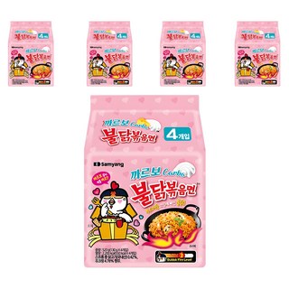 Samyang Foods 三養 奶油白醬火辣雞肉風味鐵板炒麵, 20包