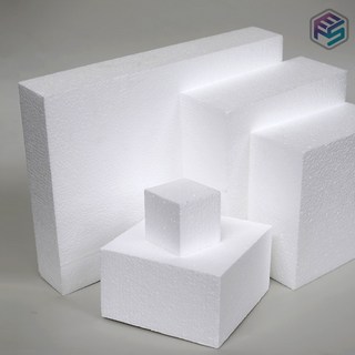 직사각 스티로폼 두께 10cm 사이즈선택 꽃꽂이용 직사각 만들기 공예, 30cmx20cm, 1개