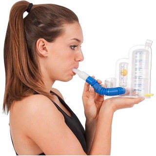 미등록 레벤톤 수동식기능회복용기구 스파이로 볼 - 흡기 훈련기 호흡 인스피로미터 폐활량 운동기구 측정기, 1개