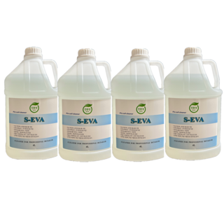 친환경 에어컨청소세제 에쎄바 S-EVA 에어컨핀세정제 알루미늄청소세제, 4개, 4L