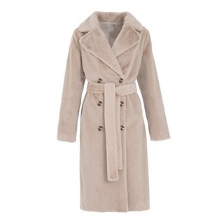 폭스퍼 자켓 겨울 여성 가짜 토끼 모피 코트 럭셔리 롱 코트 느슨한 옷깃 외투 두꺼운 따뜻한 여성 플러시 코트 하오