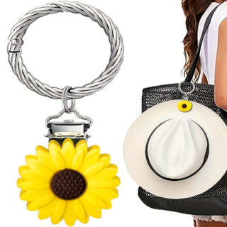 휴양지 감성 모자 가방 걸이 클립 홀더 키링