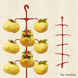 국산곶감 걸이(레드), 레드, 10개