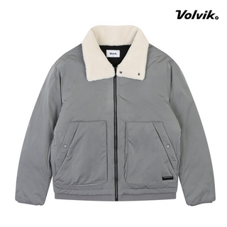 볼빅 남성 골프 무스탕에리 다운 점퍼 VMDWNA07