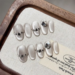 心月微光 純手工美甲穿戴甲 指甲貼片 BNP323, 1個, BNP323-S碼(實品拍攝)