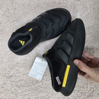 아디다스 아디퍼프 털 뽀글이 슬리퍼 뮬 방한화 발편한 슬립온 패딩슈즈