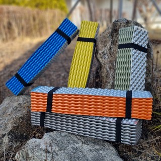 유니티23 IXPE 초고밀도 캠핑 발포매트 알루미늄 단열매트 차박 백패킹 돗자리, 오렌지